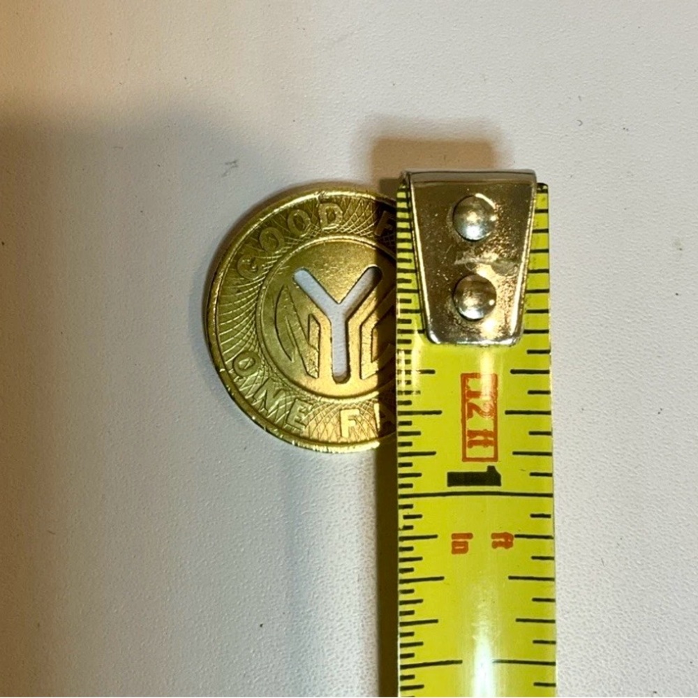Vintage New York City Subway Token, Vintage New York City Transit Token - Picture 7 of 7